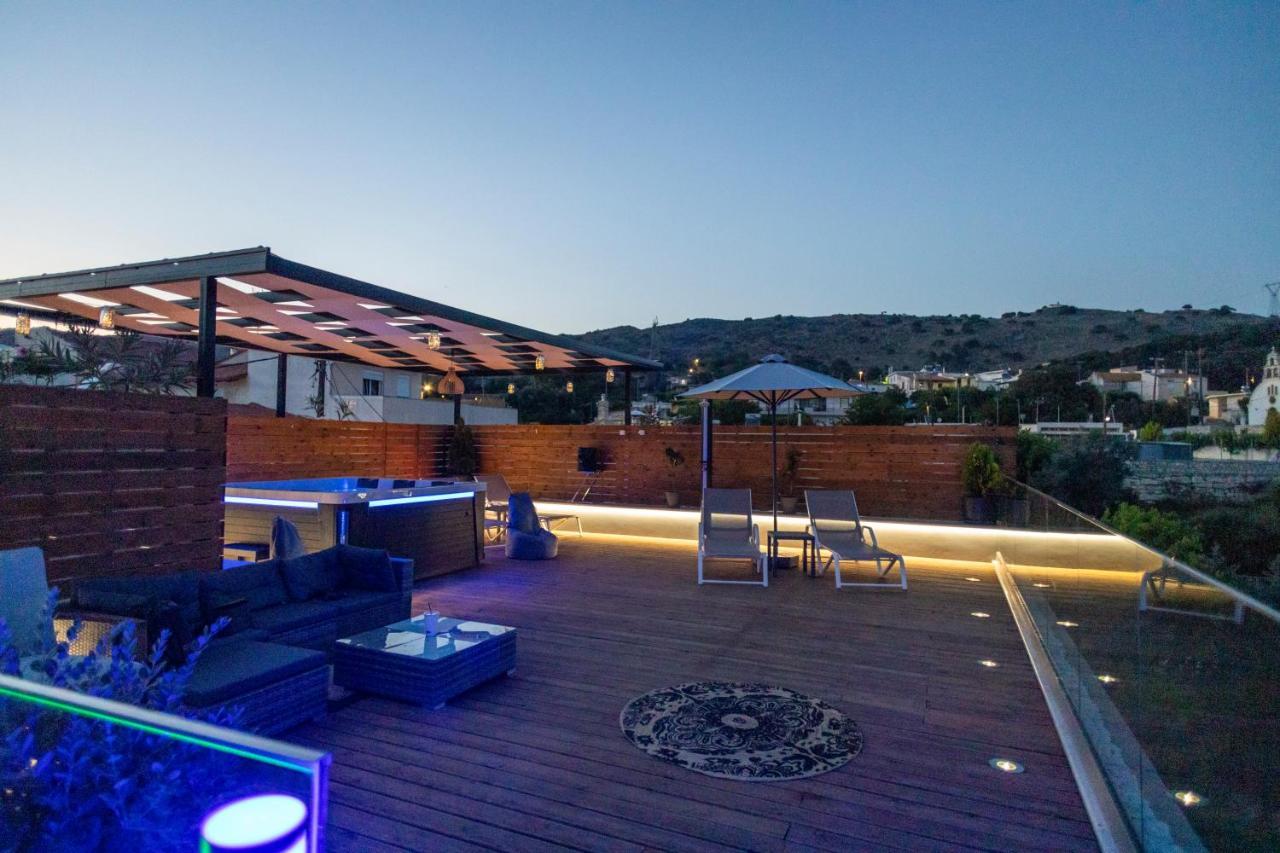 Villa Paris With Rooftop & Jacuzzi Valsamónero Extérieur photo