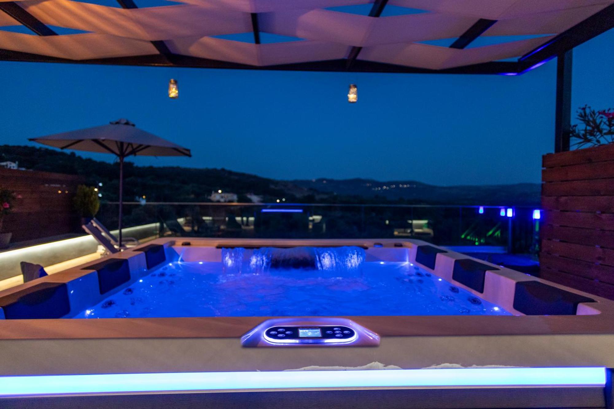 Villa Paris With Rooftop & Jacuzzi Valsamónero Extérieur photo