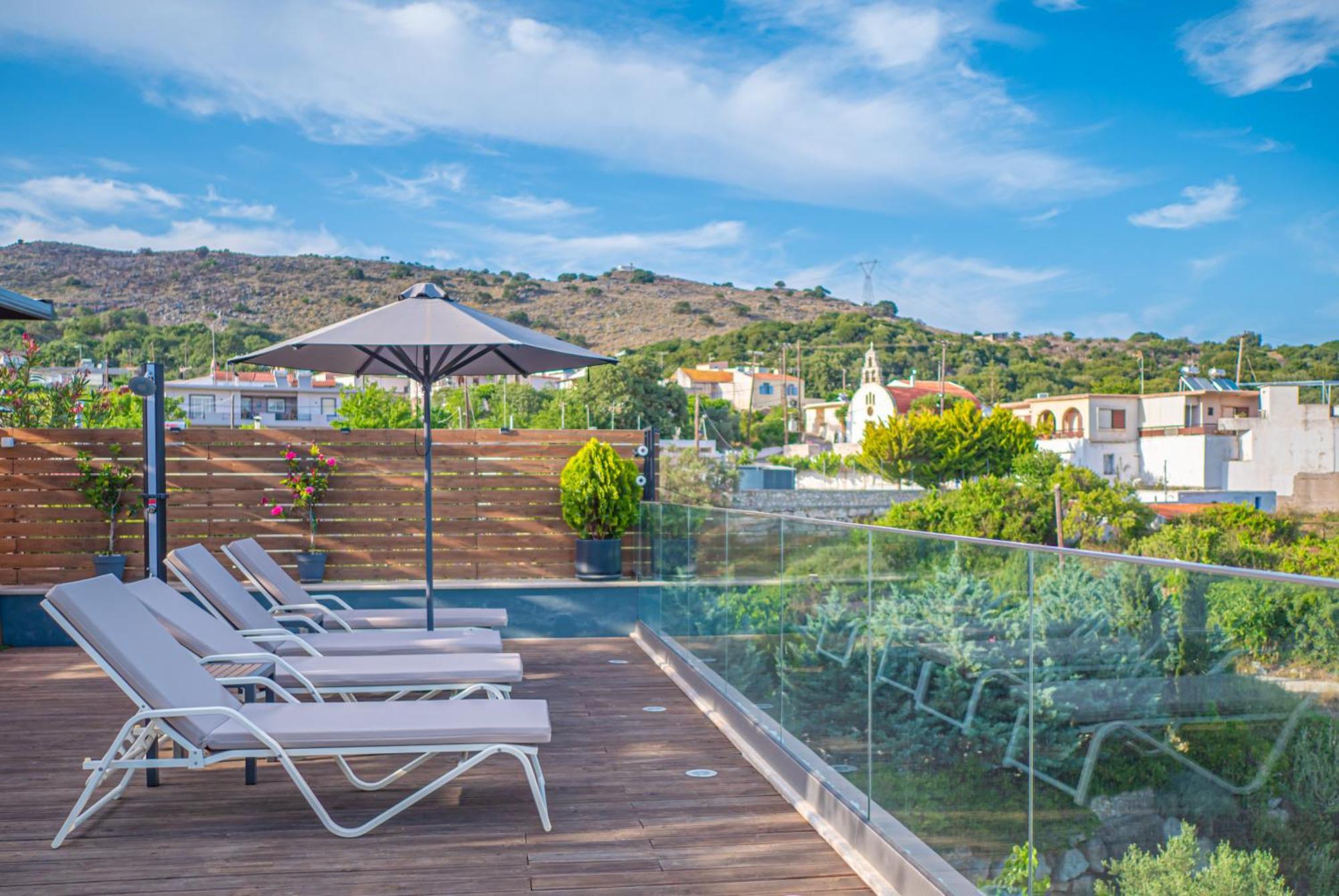 Villa Paris With Rooftop & Jacuzzi Valsamónero Extérieur photo
